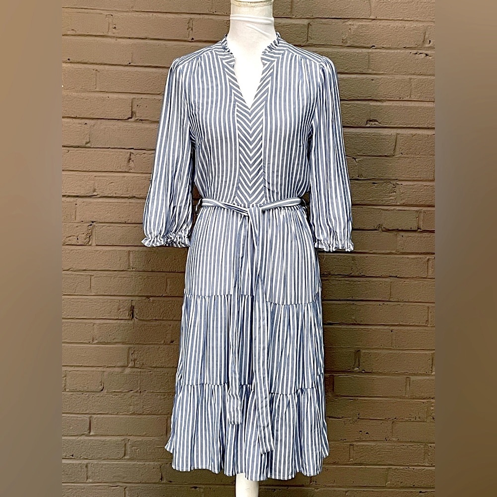 Anthropologie Monteau striped dress  M ( runs small )